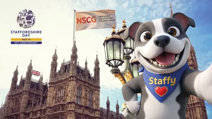 Staffy in parliament