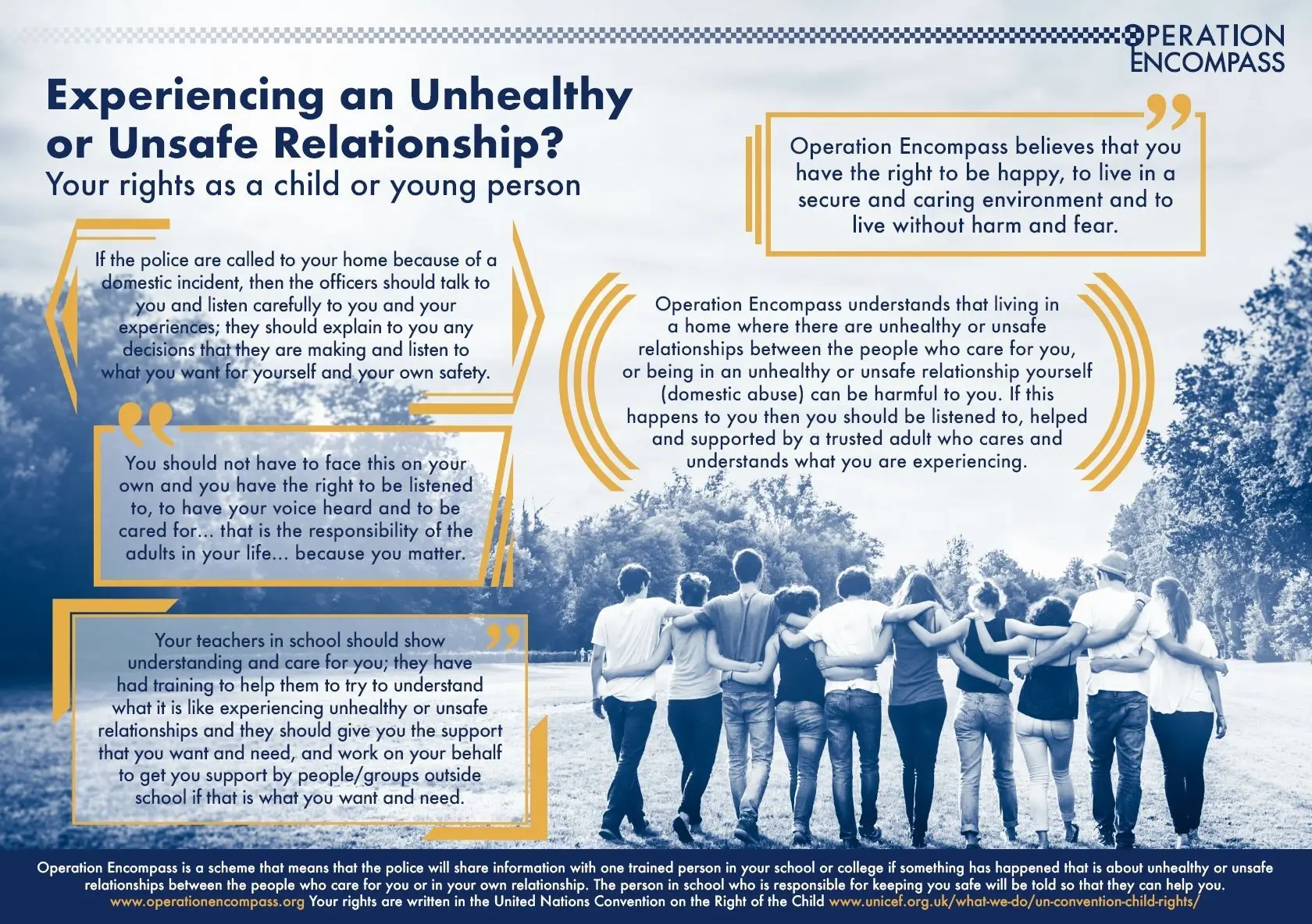 Operation Encompass Poster